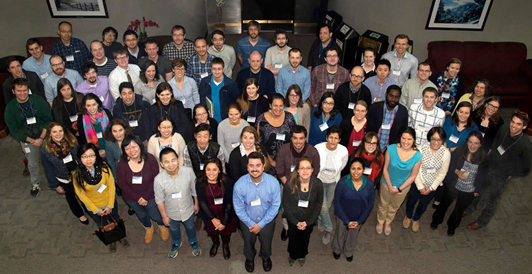 Group photo of participants in a professional development workshop