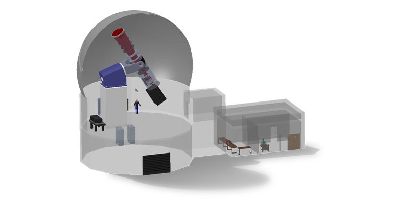 The large coronagraph dome