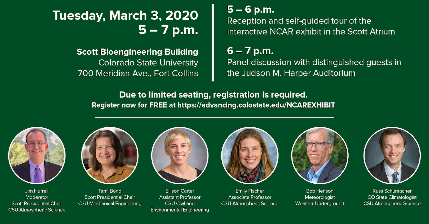 Information for the CSU Climate Panel event