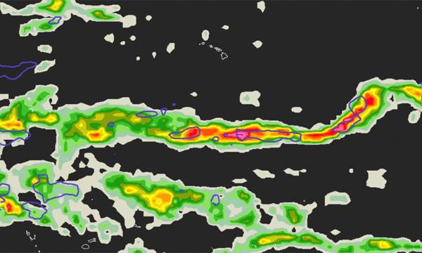 Ensemble prediction of oceanic convective hazards