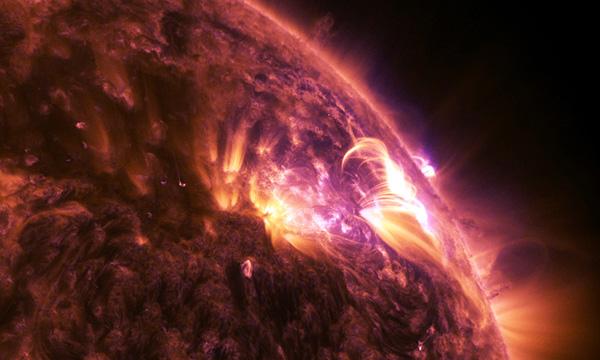 A NASA image of the Sun
