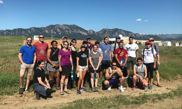 Students in the HERS program explore atmospheric instrumentation in Boulder, Colorado