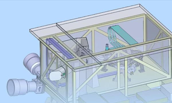 A rendering of the ALICE instrument